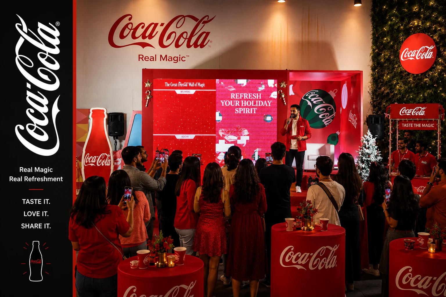 Coca-Cola activation Coca-Cola brand activation agency campaign by Samplrr